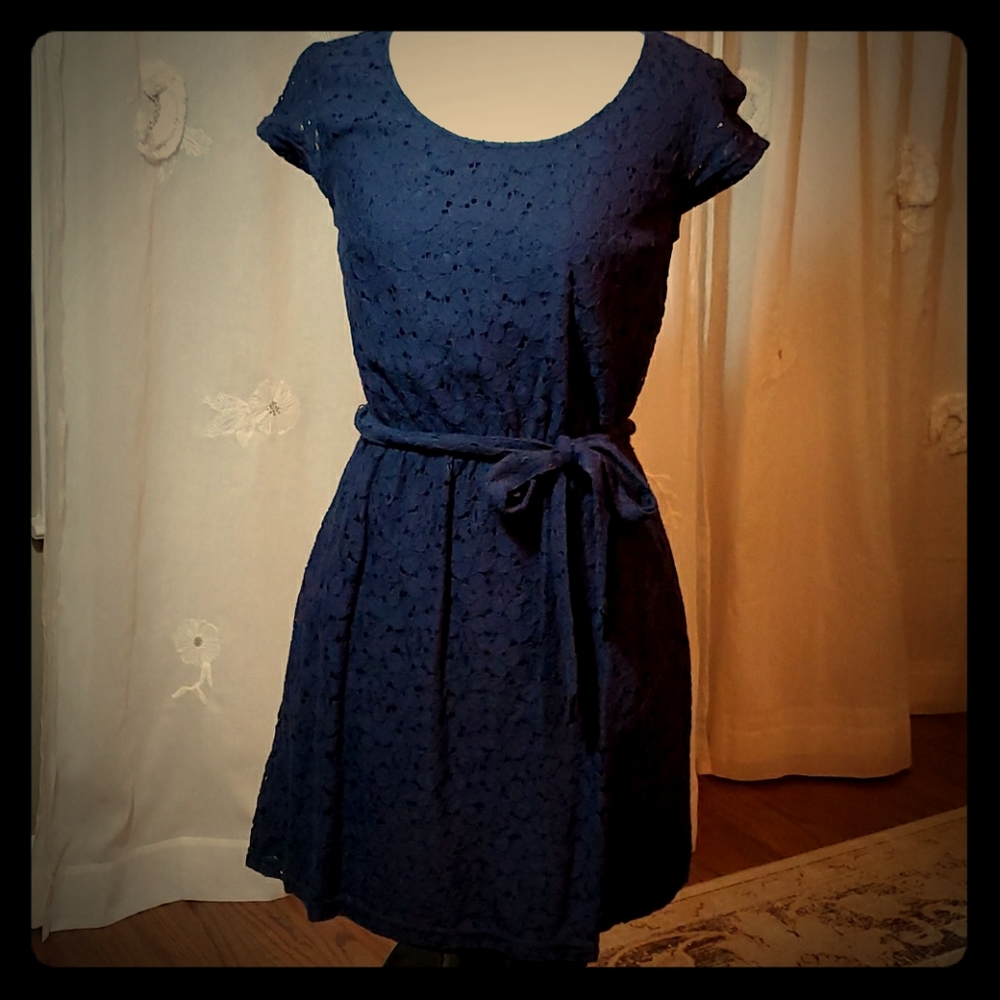 Merona Lace Navy Dress